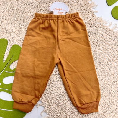 Inverno 2025 - Conj. Casaco com Capuz Urso Fofo e Calça - Mescla e Marrom